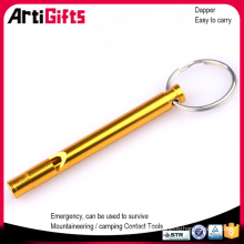 Wholesale souvenir whistle keychain red light